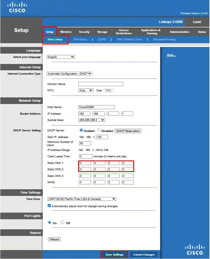 8.8.8.8 – использование Google Public DNS серверов со всех сторон