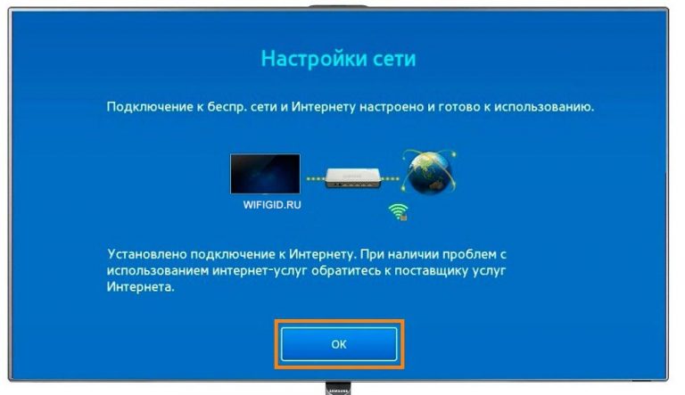 Тип защиты wifi у тв самсунг