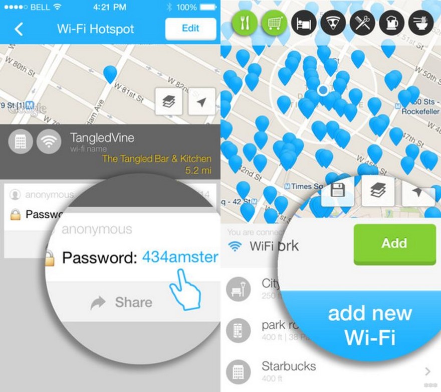 WiFi Map: доступная каждому карта халявного интернета