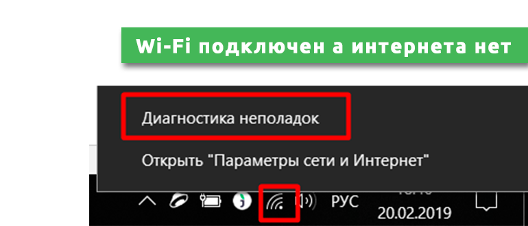 Статус Wi-Fi сети 
