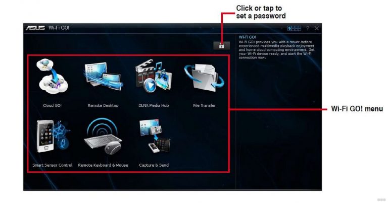 Asus wifi go настройка