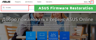ASUS Firmware Restoration