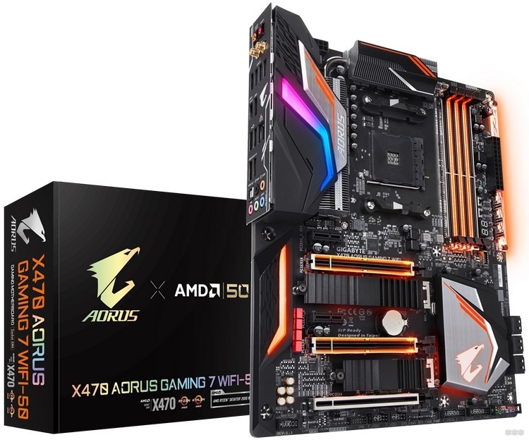 Gigabyte X470 Aorus Gaming 7 WiFi-50 – спецверсия к юбилею AMD