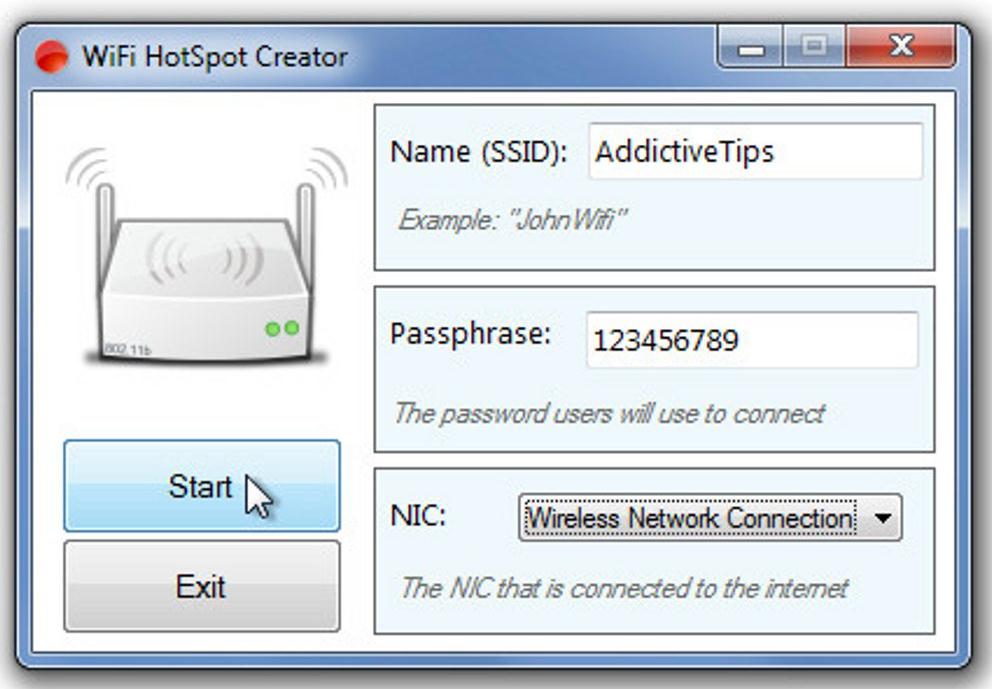 Wi-Fi Hotspot Creator: обзор программы и советы по использованию