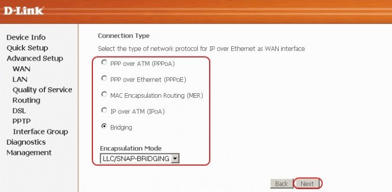 D link dsl 2540u настройка