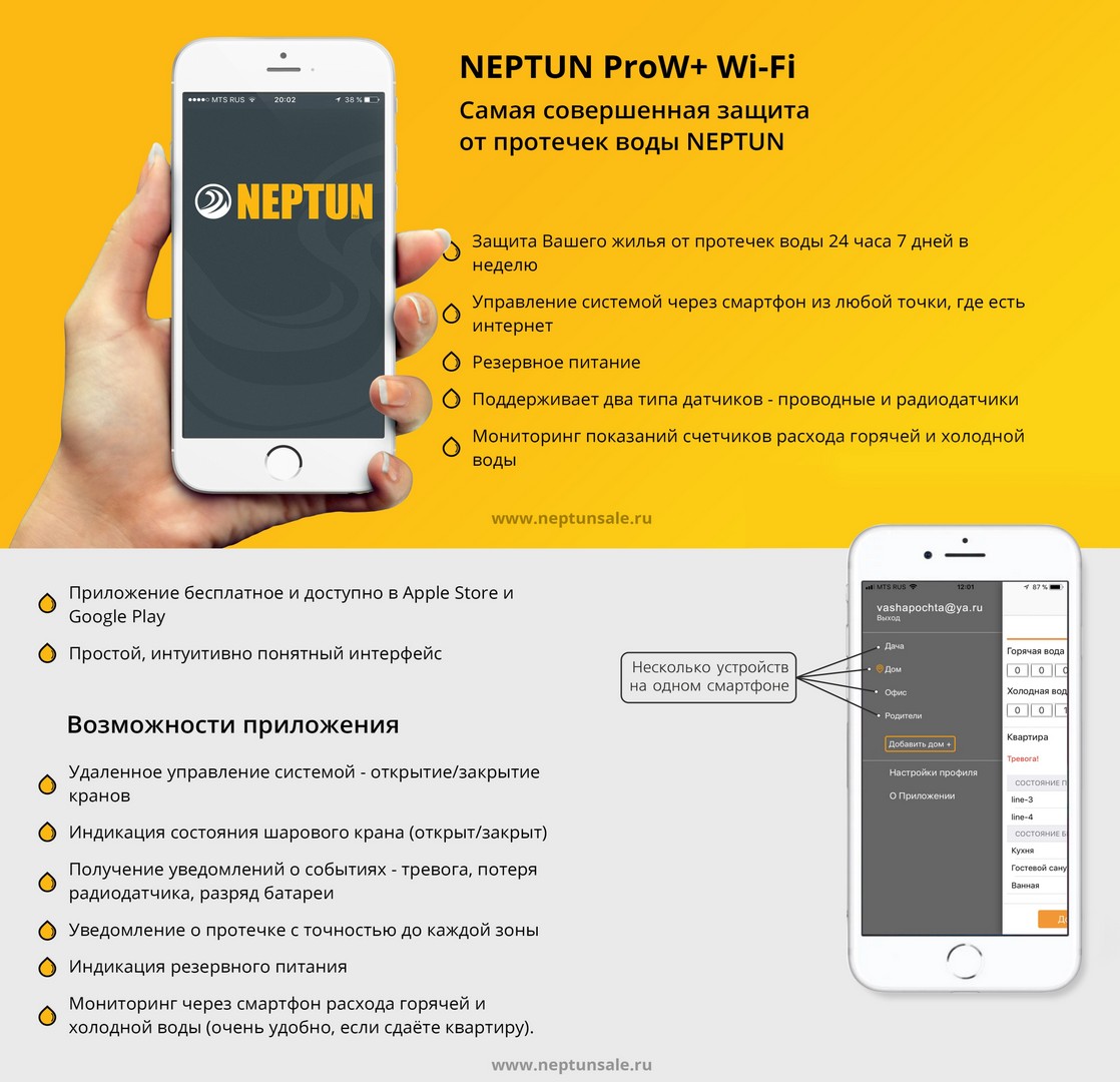 Настройка нептун wifi pro