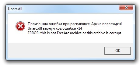 Что делать, если unarc.dll возвращает код ошибки 14, потому что заголовок архива был поврежден при распаковке? "The Sims 4"