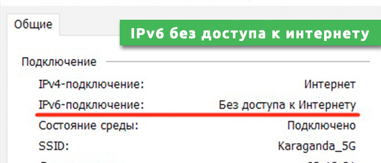 IPv6 без доступа к интернету