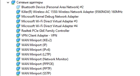 Что такое WAN miniport (IKEv2, IP, IPv6, L2TP, Network Monitor, PPPOE, PPTP, SSTP)