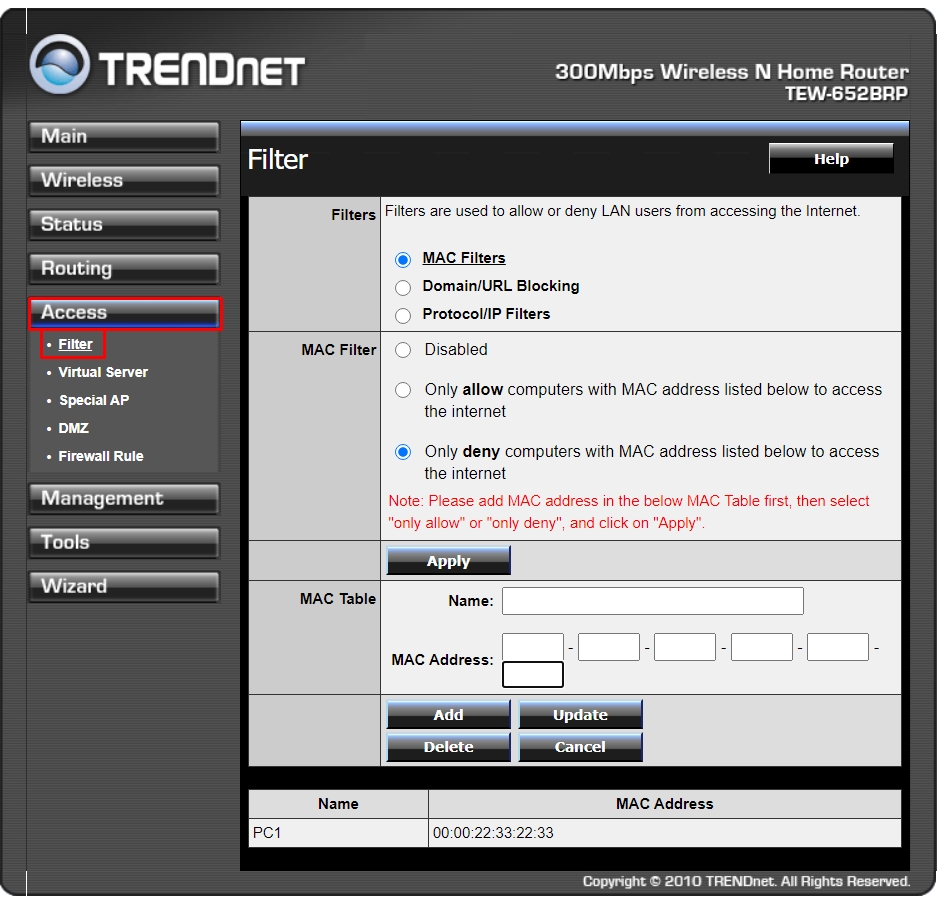 Настройка роутера TRENDnet TEW-652BRP за 5 минут