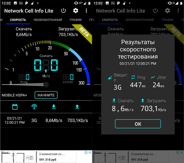 Почему вечером падает скорость 4g