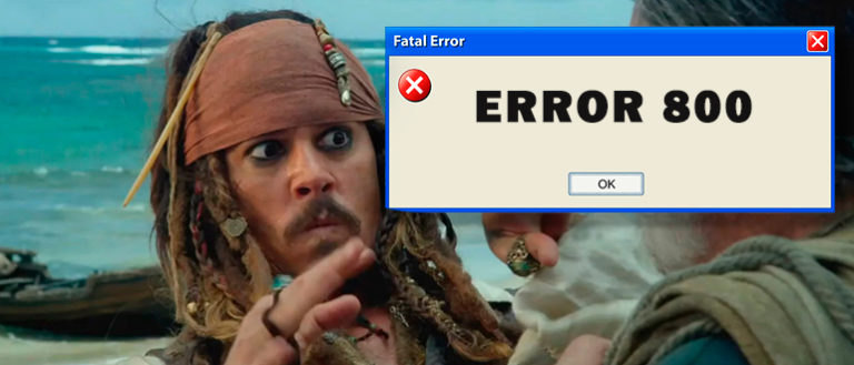 Ошибка 800 при подключении vpn windows 7