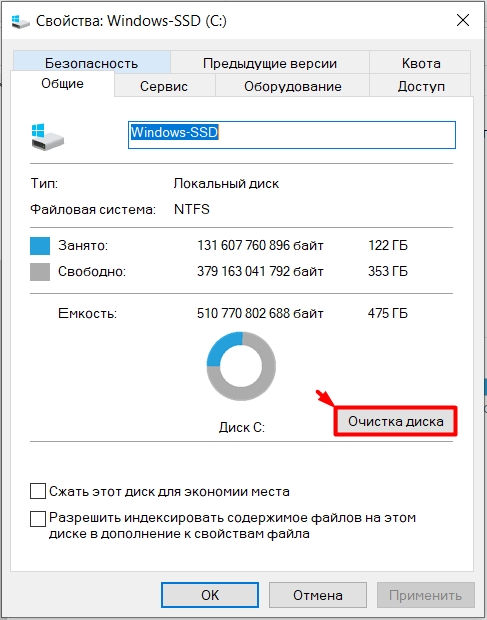 Как почистить диск C на компьютере с Windows: пошаговая инструкция