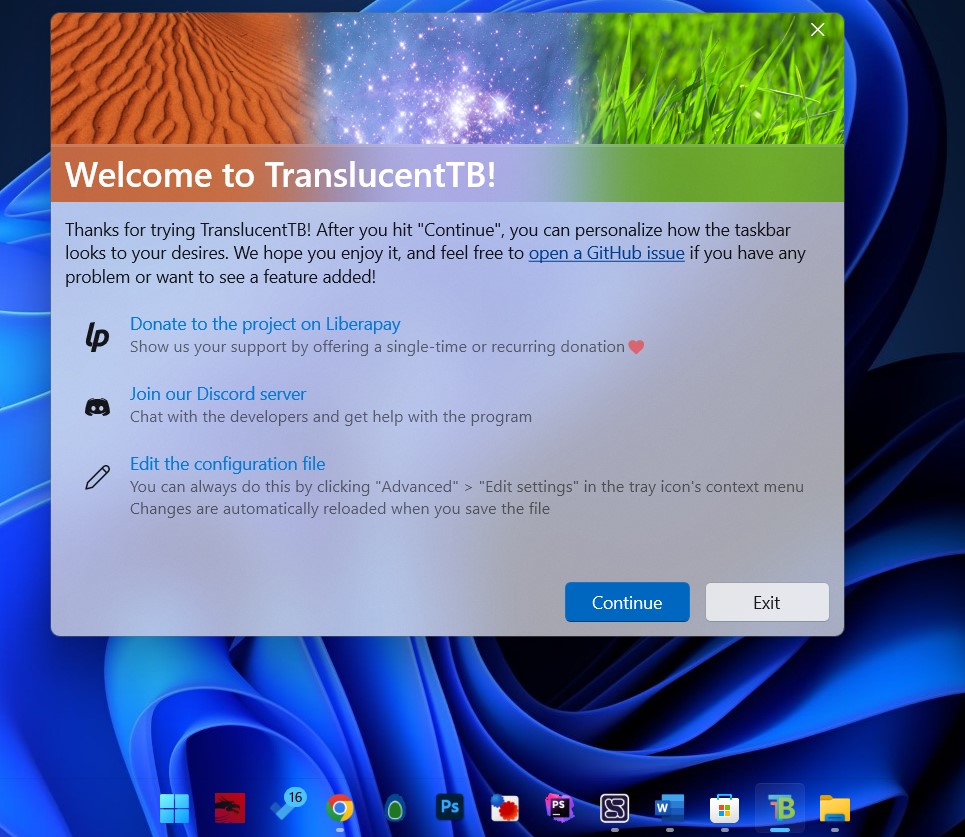 Как сделать панель задач прозрачной в Windows 11 и ничего не поломать