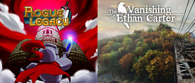 Раздача Rogue Legacy и The Vanishing of Ethan Carter в Epic Games