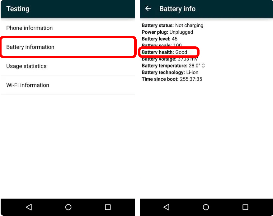 Как проверить состояние батареи на Android: инструкция