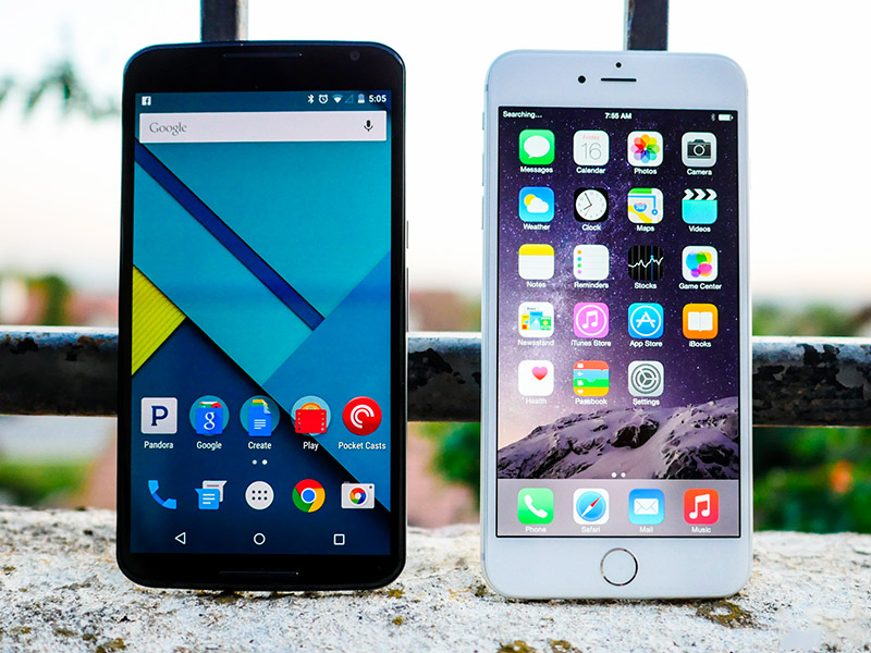 Тест: Android против iPhone