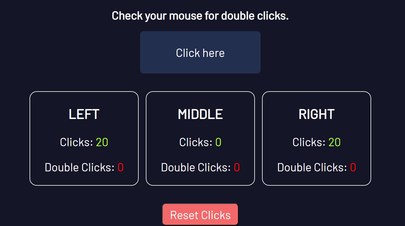 Проверка мышки на Дабл-Клик от опытного дабл-кликера