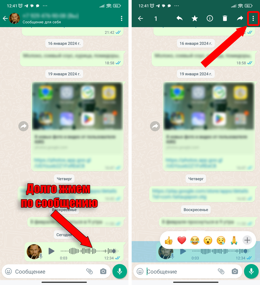 Как скачать голосовое из WhatsApp: на телефоне и компьютере