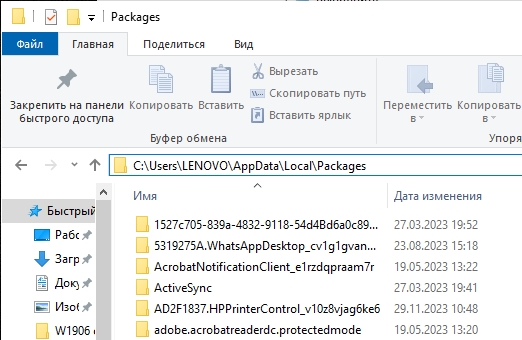 Packages и Package Cache - что это за папки?