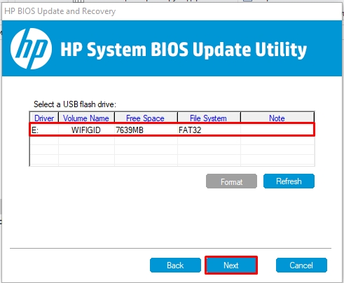 HP System BIOS Update Utility: инструкция