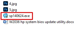 HP System BIOS Update Utility: инструкция