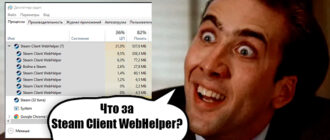 Steam Client WebHelper - что это и почему грузит ПК?