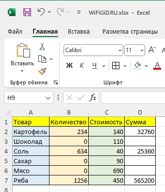 Не показывать 0 в Excel таблицах: 5 способов