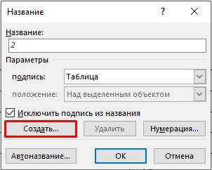 Как в Word сделать надпись над таблицей: урок