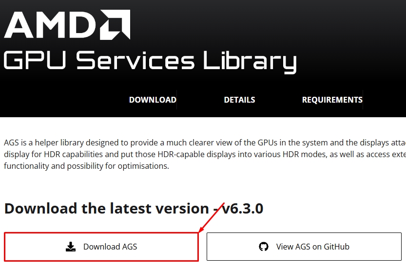 На компьютере отсутствует amd_ags_x64.dll: решение