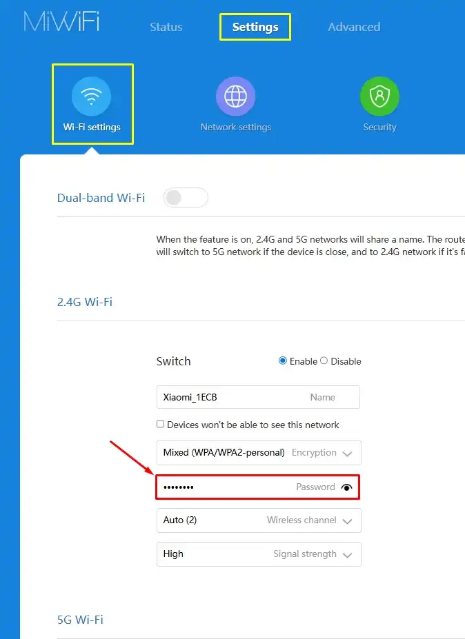 Пароль от роутера Xiaomi: пароль администратора и Wi-Fi