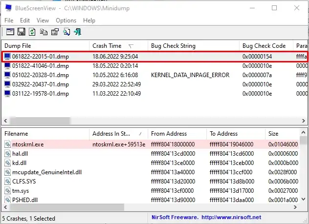 Синий экран с NTFS_FILE_SYSTEM: решено