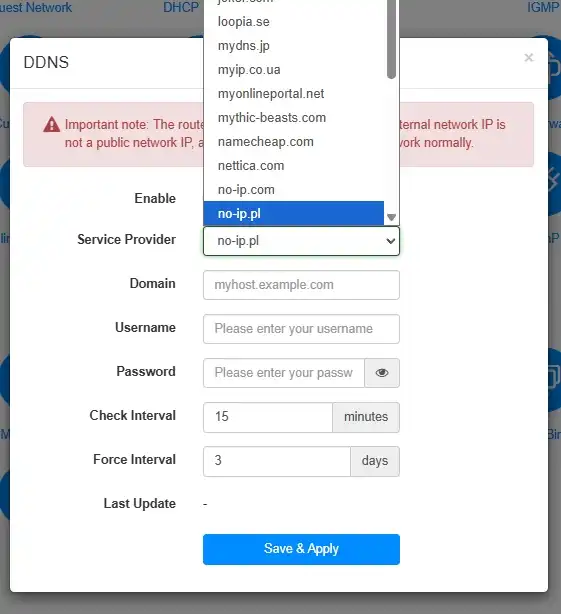 Переадресация портов на роутере Cudy: инструкция