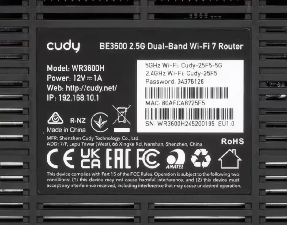 Настройка Cudy WR3600H: интернет и Wi-Fi