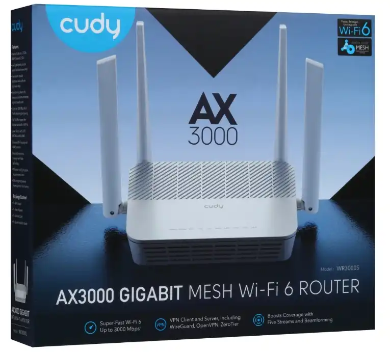 Настройка роутера Cudy WR3000S: интернет и Wi-Fi