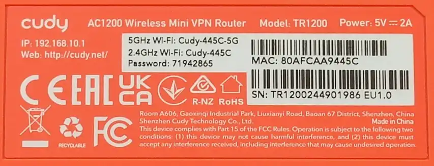 Настройка роутера Cudy TR1200: интернет и Wi-Fi