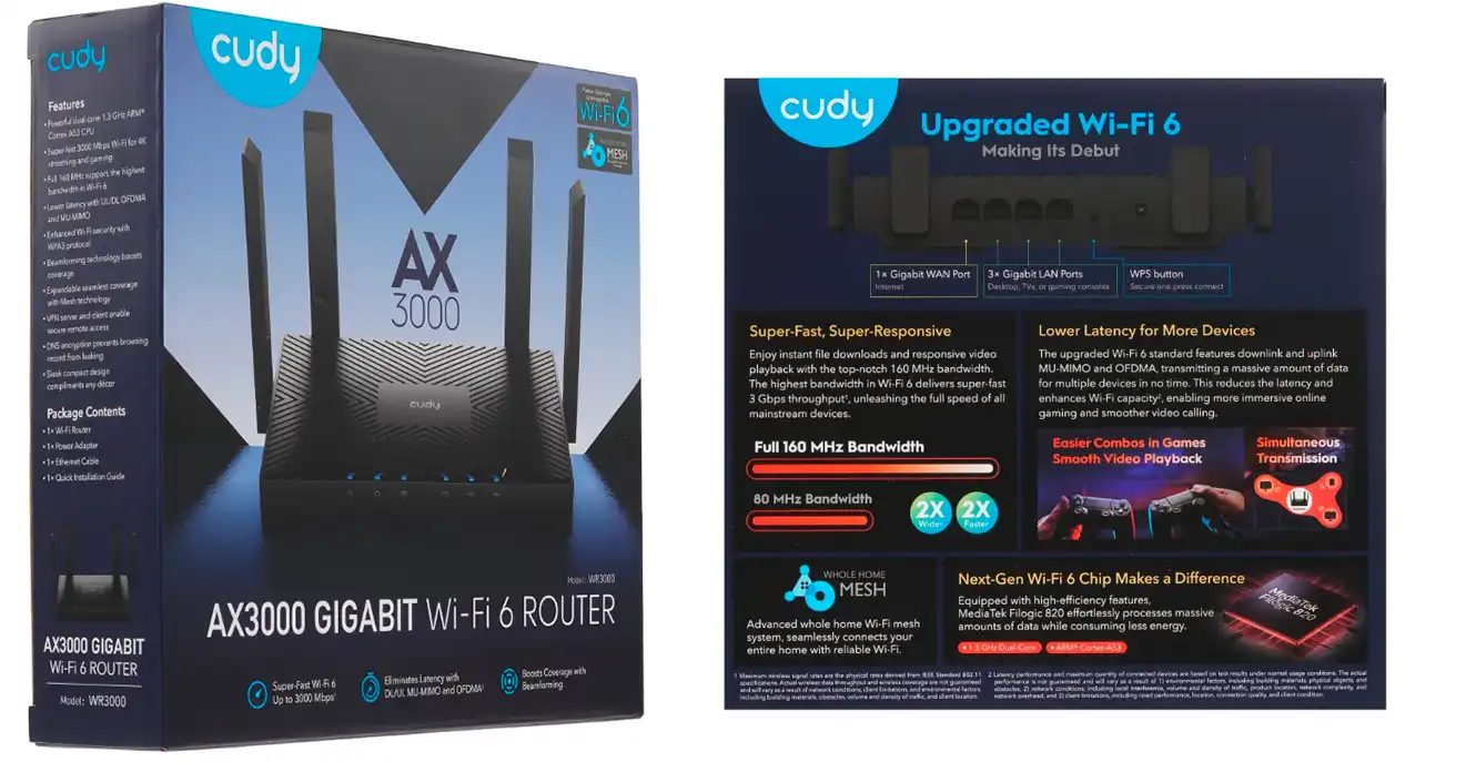 Настройка роутера Cudy WR3000: интернет и Wi-Fi