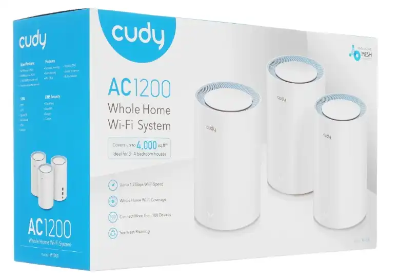 Как настроить MESH-комплект Cudy M1200: интернет и Wi-Fi