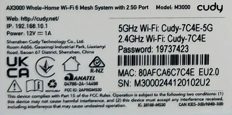 Как настроить Mesh-систему Cudy M3000: интернет и Wi-Fi
