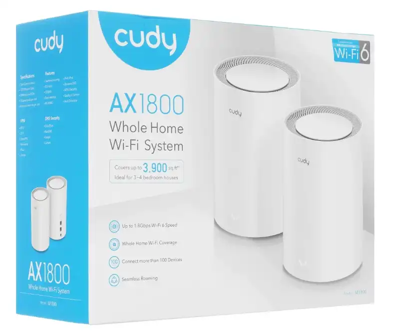Как настроить MESH-комплект Cudy M1800: интернет и Wi-Fi