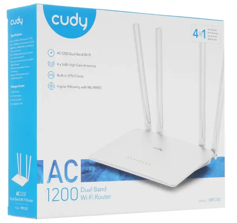 Как настроить роутер Cudy WR1200: интернет и Wi-Fi