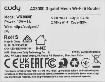 Настройка роутера Cudy WR3000E: интернет и Wi-Fi