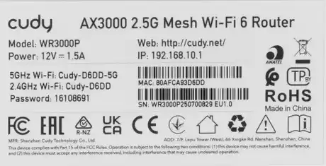 Как настроить роутер Cudy WR3000P: интернет и Wi-Fi